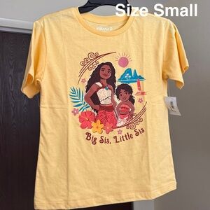 Moana Sisters Love Girls Short Sleeve Graphic T-Shirt
